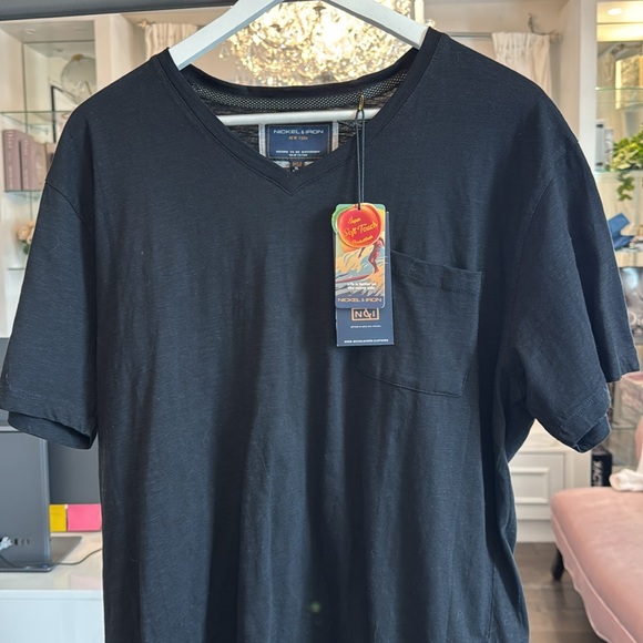 WR NICKEL & IRON MEN V NECK SHIRT SIZE XL - Picture 4 of 10